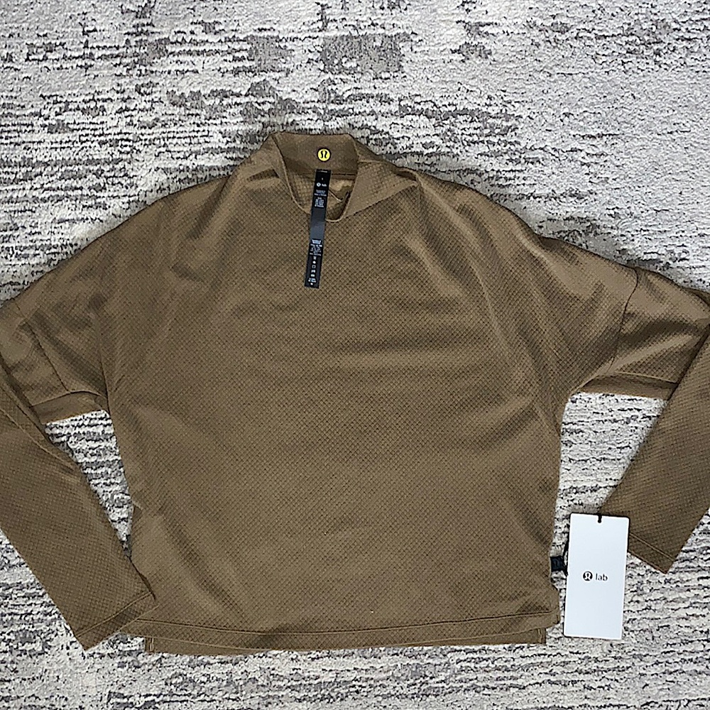 NWT LULULEMON LAB JACQUARD MOCKNECK SIZE 6